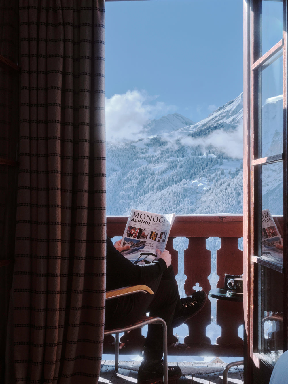 Winter in the Swiss Alps